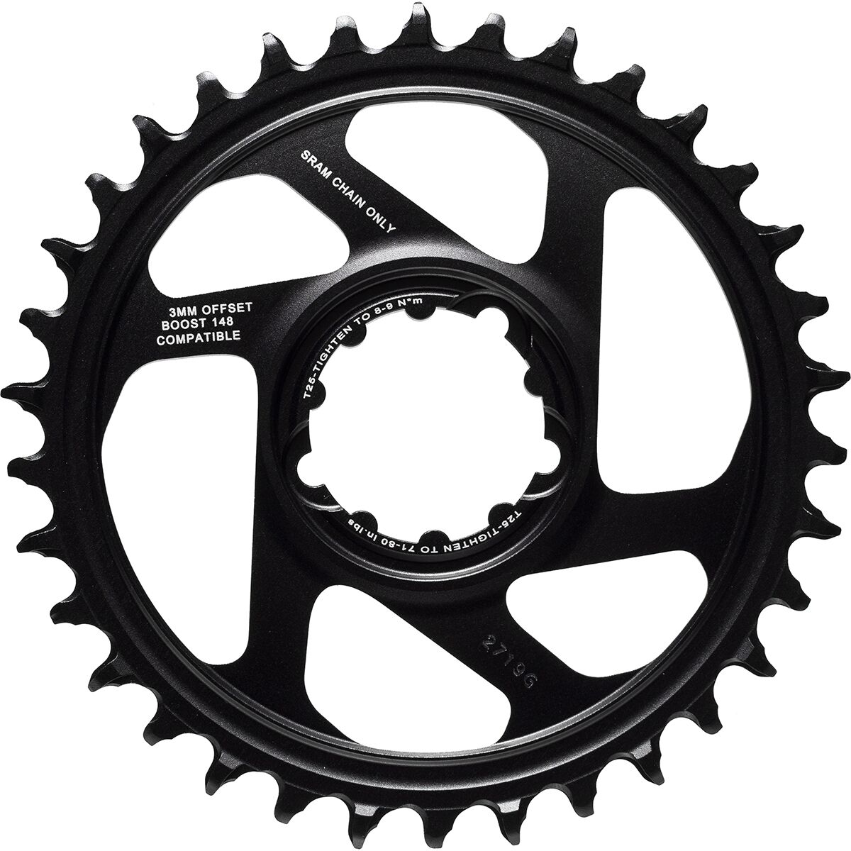 SRAM X-Sync 2 Eagle 12-Speed Direct Mount Chainring - Boost Black, 32T/3mm Offset