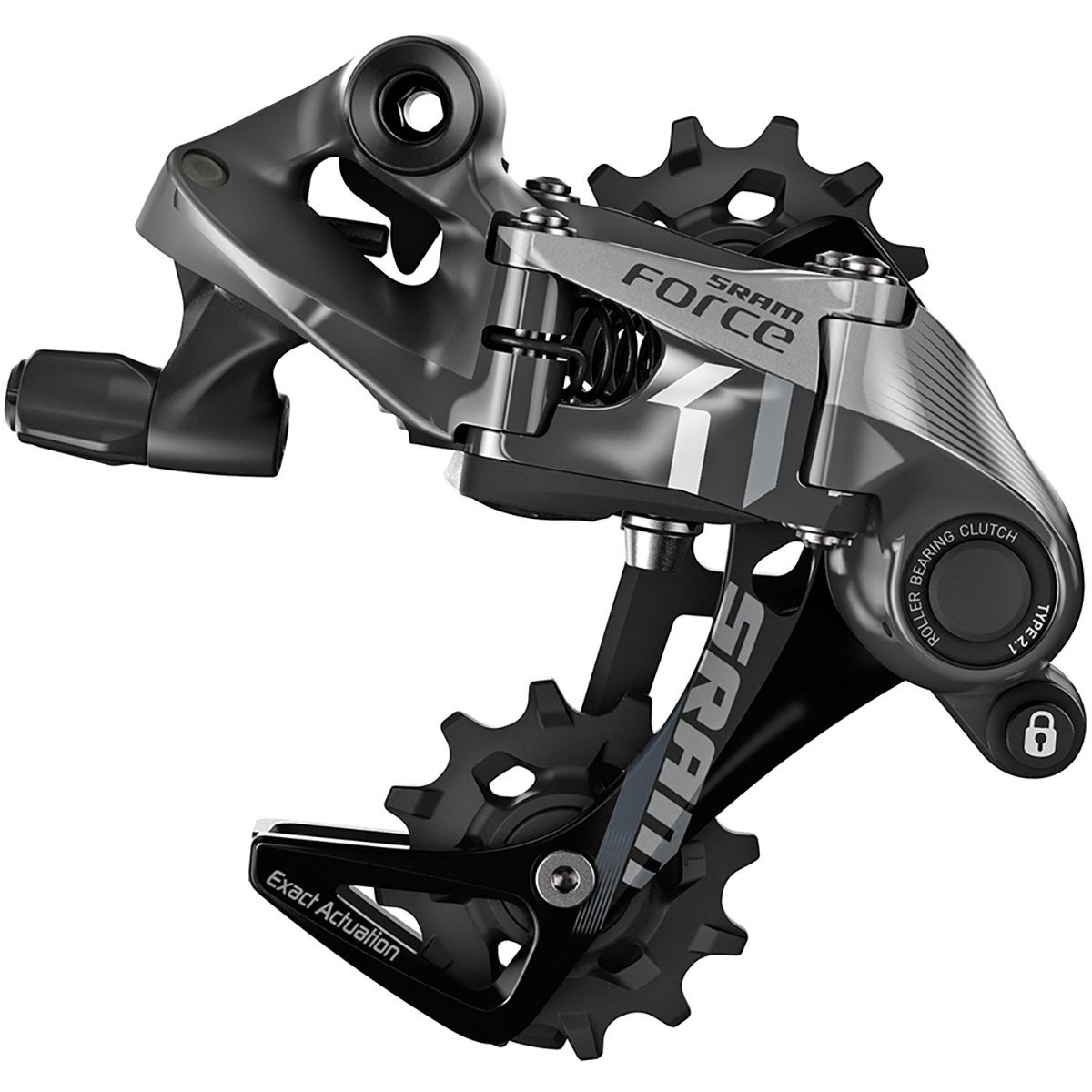 SRAM Force 1 Type 3.0 Rear Derailleur - 2023 Grey, Long Cage