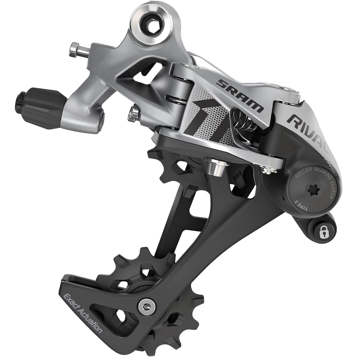 SRAM Rival Type 1 3.0 Rear Derailleur Gray, Medium Cage