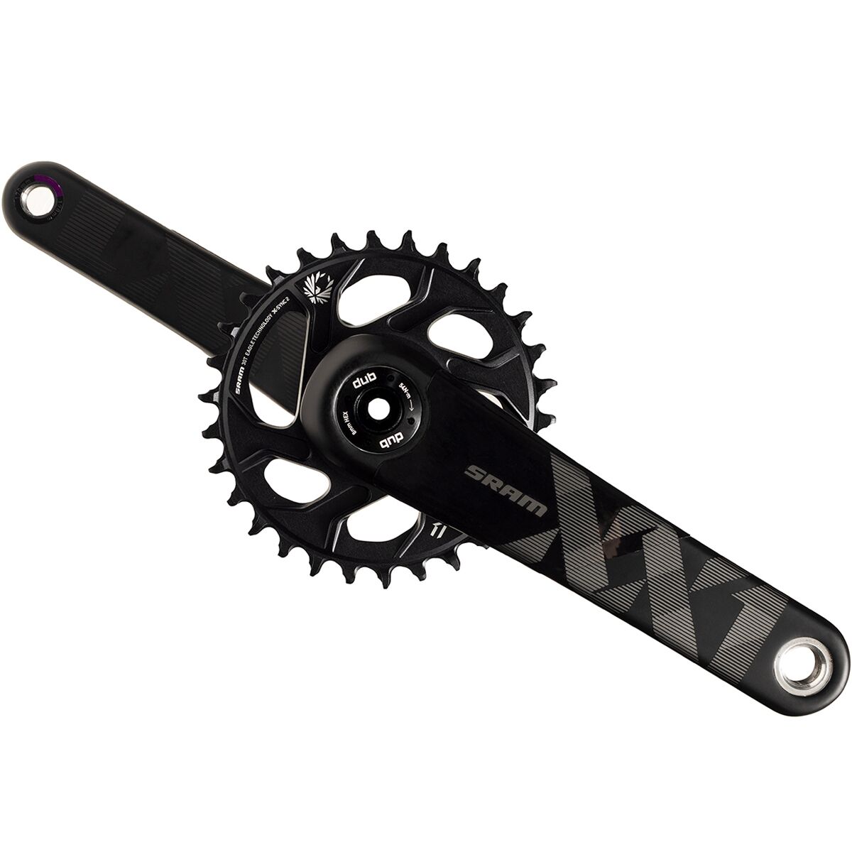 SRAM XX1 Eagle DUB FAT Crankset Black, Fat 4, 175mm/30T