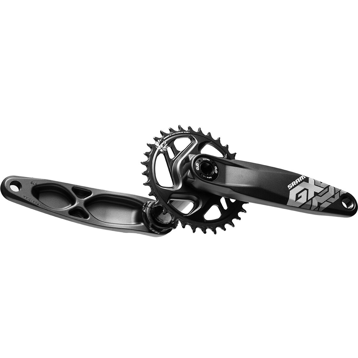 SRAM GX DUB Cranks + Burgtec Pedals