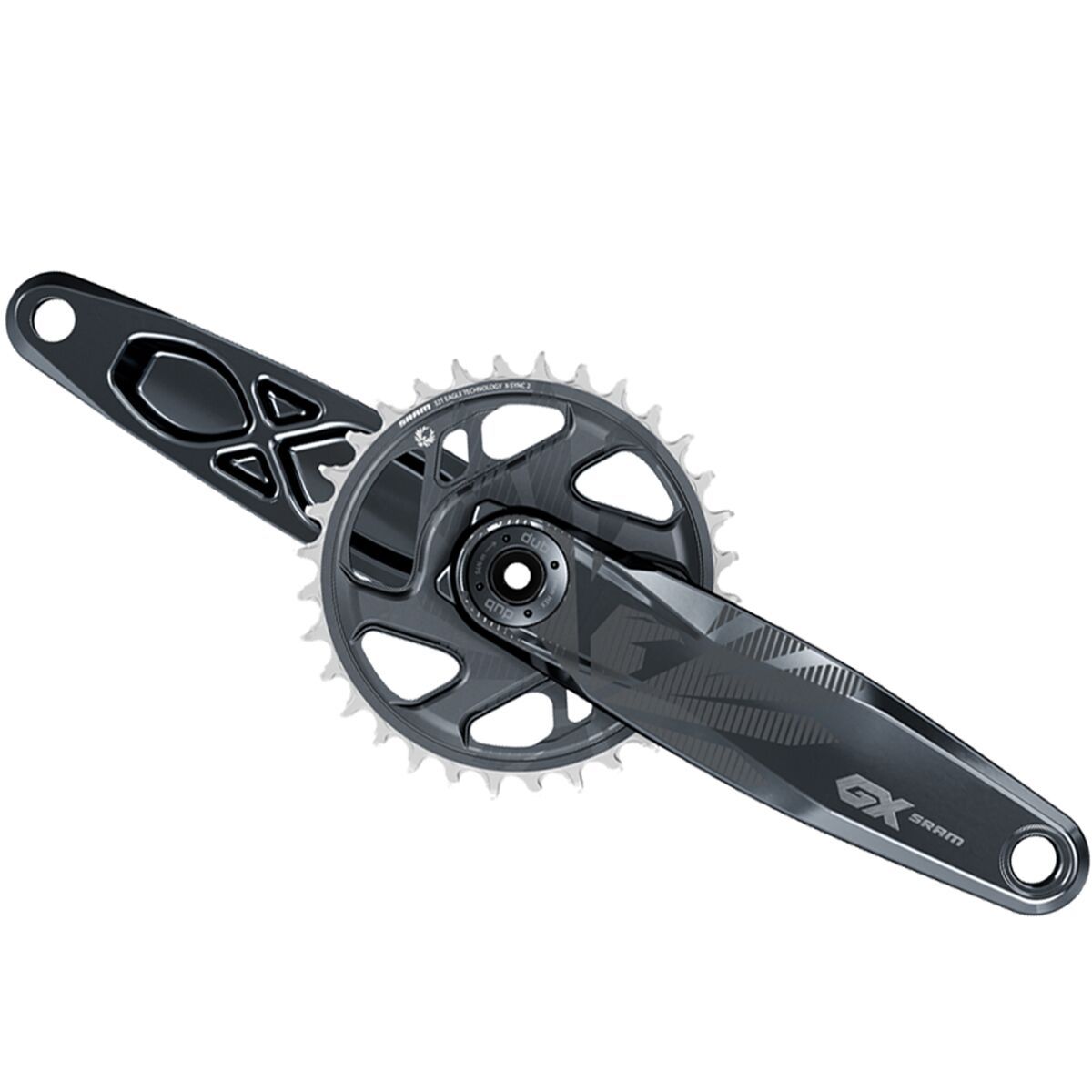 SRAM GX Eagle DUB Crankset Lunar Grey, 175mm/32t