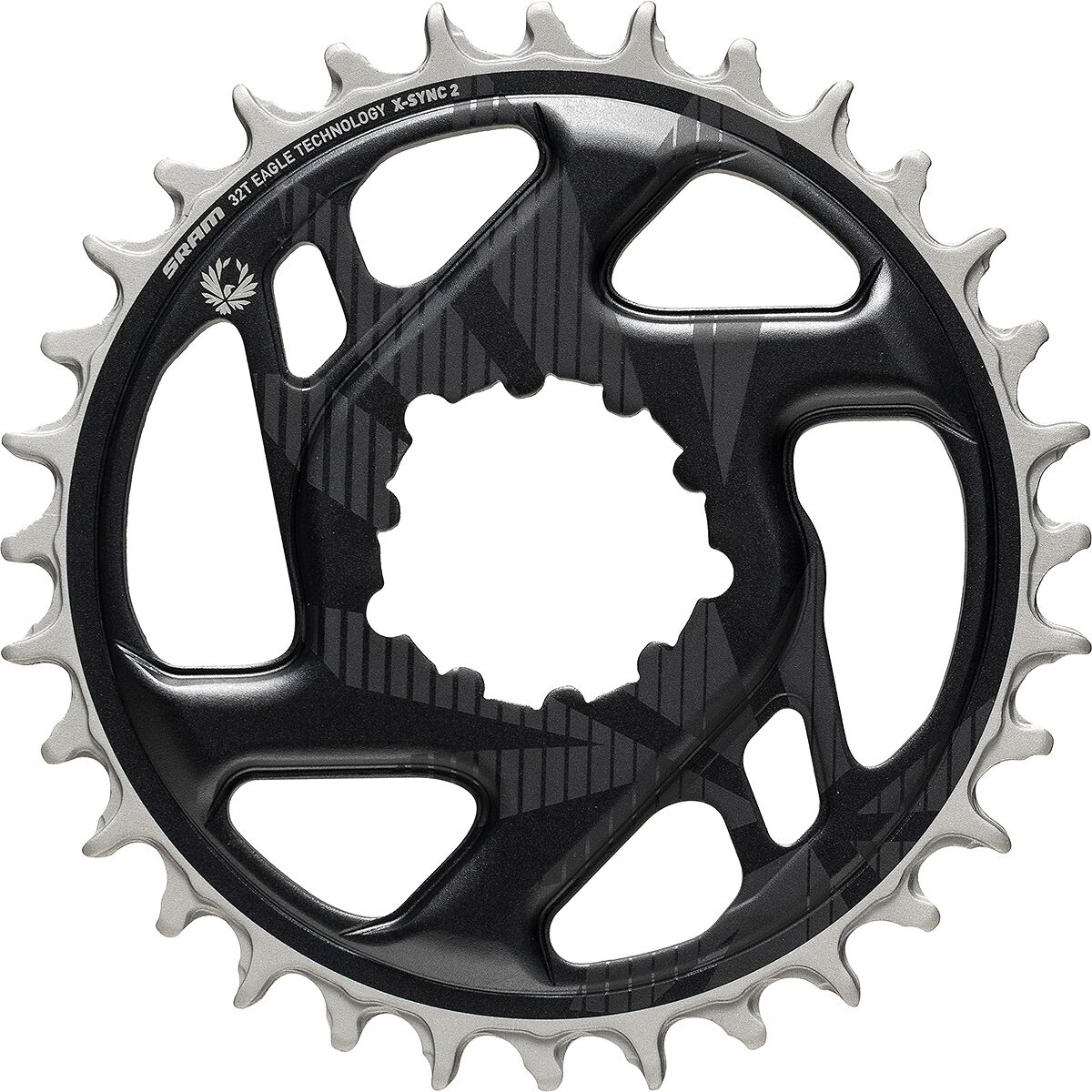 SRAM X-Sync 2 Eagle Cold Forged Direct Mount Chainring Black, 34T/3mm Offset