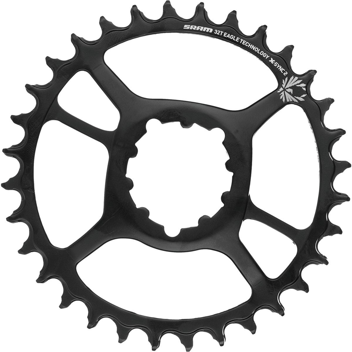 Sram SRAM X-Sync 2 Steel Direct Mount Chainring Black, 34T, 6mm Offset