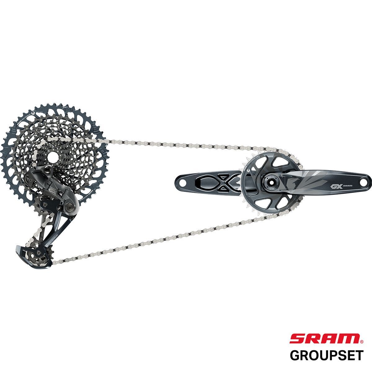 SRAM GX Eagle DUB Groupset Lunar, B2, 170mm, 32T