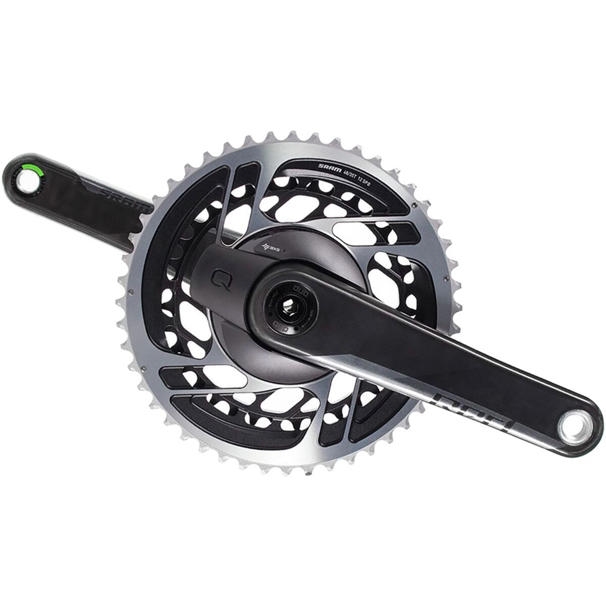 SRAM Red AXS DUB 12-Speed Power Meter Crankset - 2023 Natural Carbon, 175mm, 50/37t