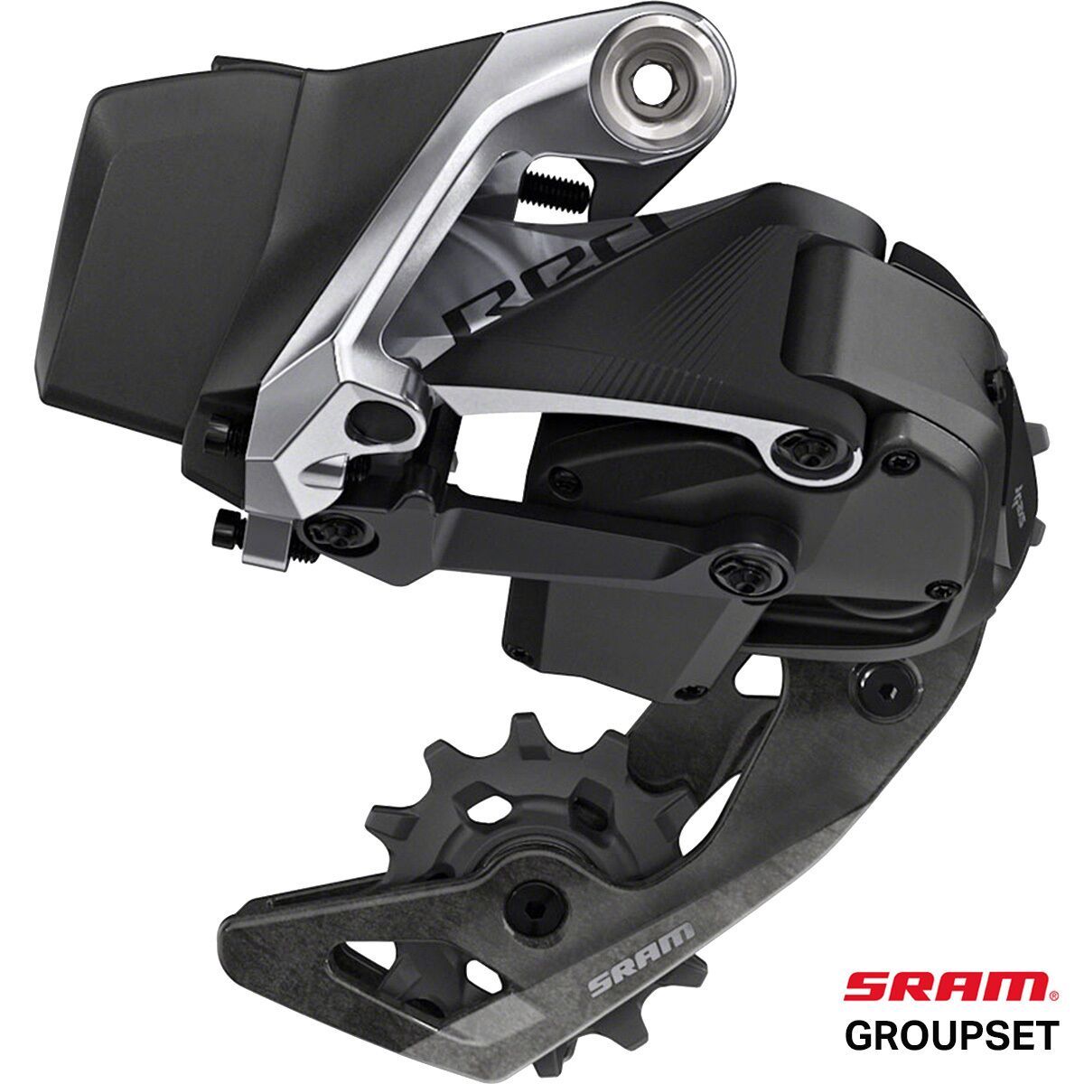SRAM Red eTap AXS 2x HRD Groupset - 2023 Black, Shifters/Flat Mount Calipers - Set, Rear/Front Derailleurs, Center Lock Rotors, Battery, Charger
