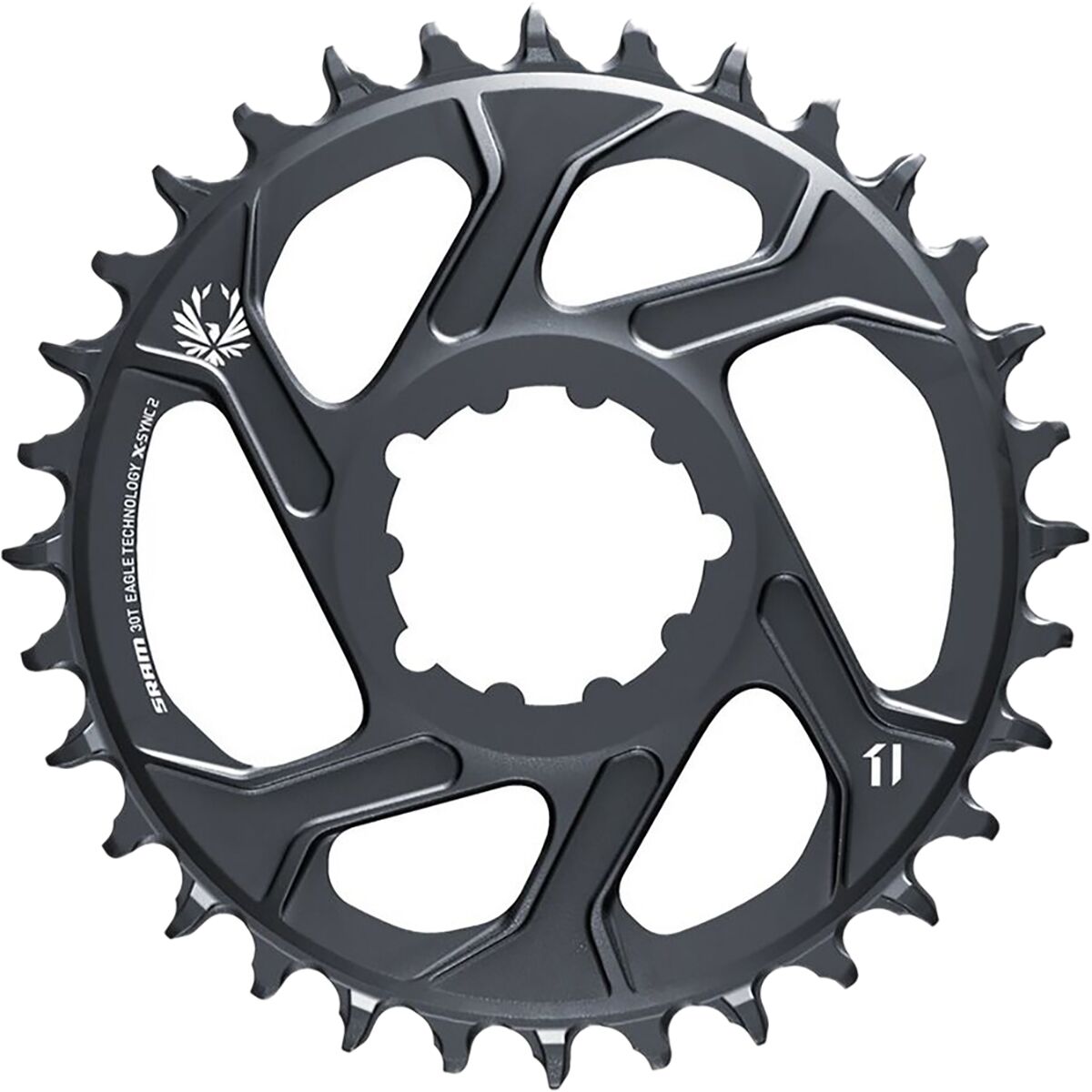 SRAM X-Sync 2 SL Direct Mount Chainring Lunar Grey, 32T, 6mm Offset