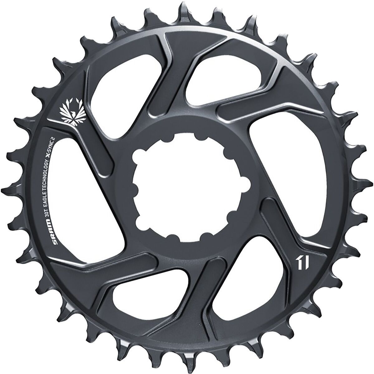 SRAM X-Sync 2 SL Direct Mount Chainring - Boost Lunar Grey, 30T, 3mm Offset