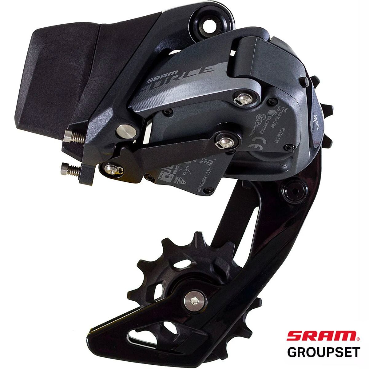 Sram SRAM Force eTap AXS 2x HRD Groupset - 2023 Black, Shifters/Calipers, Rear/Front Derailleurs, Battery, Charger, Centerlock