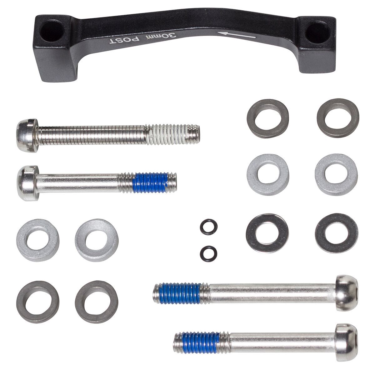 SRAM Post Mount Brake Adapter Black, 20mm, Post Mount