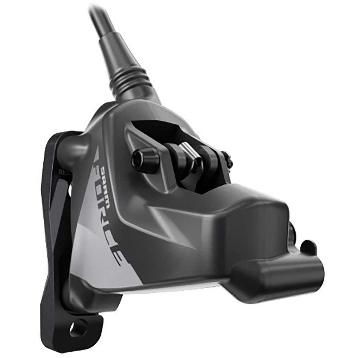 SRAM Force eTap AXS HRD Disc Brake Caliper Grey, Flat Mount