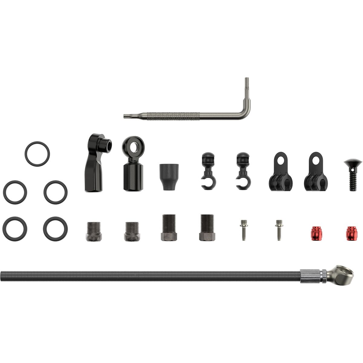SRAM Hydraulic Brake Hose Kit Beveled Banjo, Flat Mount,Red22,Force22,Rival22,Force 1,Force CX1,Apex1 HRD,S700