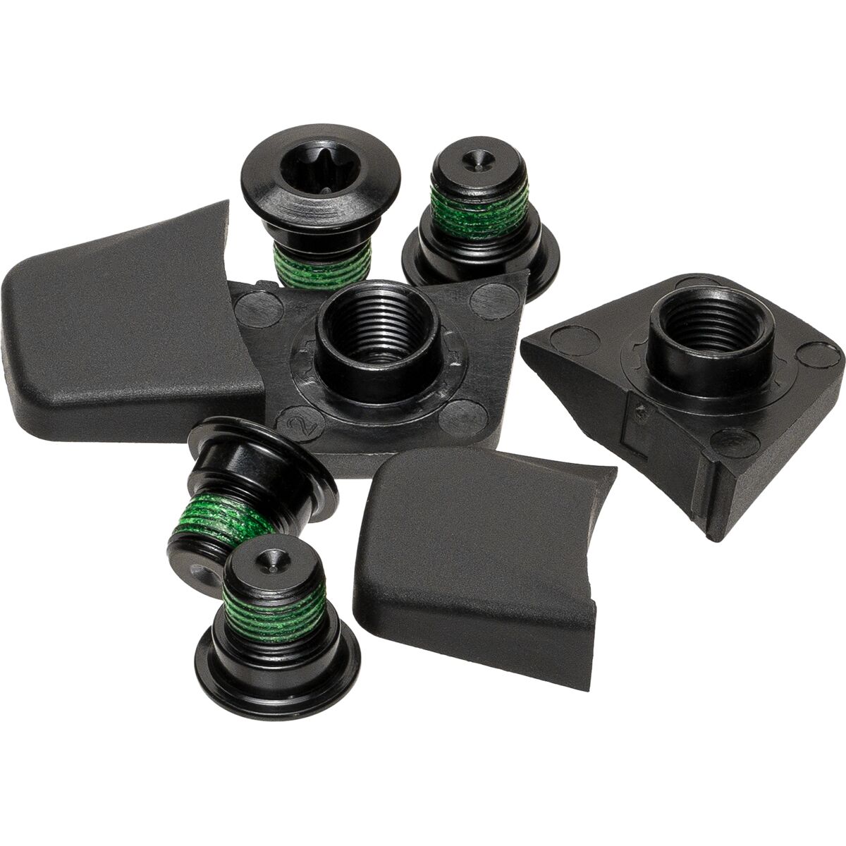 SRAM Chainring Bolt Kit Black, D1, 1x, M8x6.5x3.4
