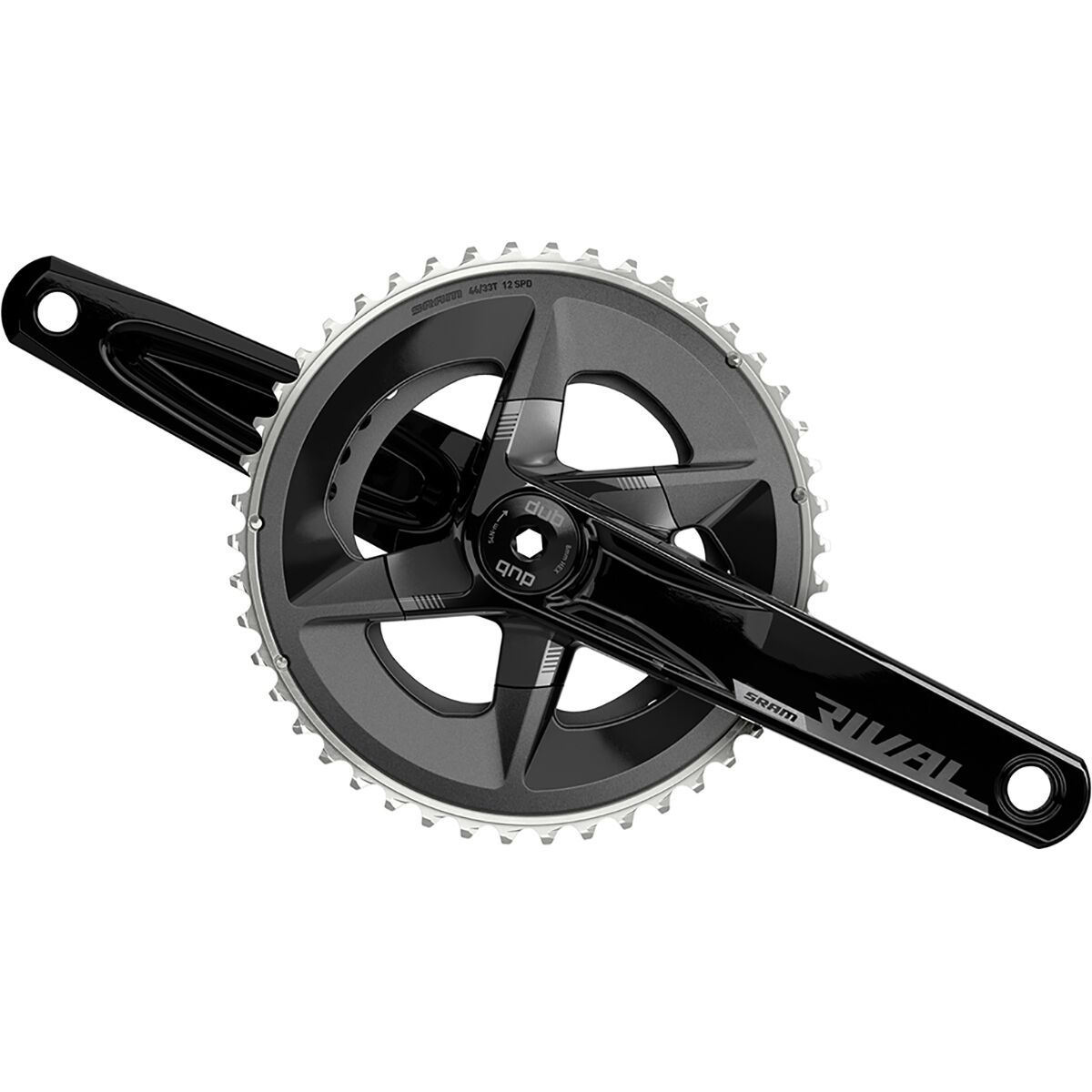 SRAM SRAM Rival 12-Speed Crankset Black, 175mm, 48-35T