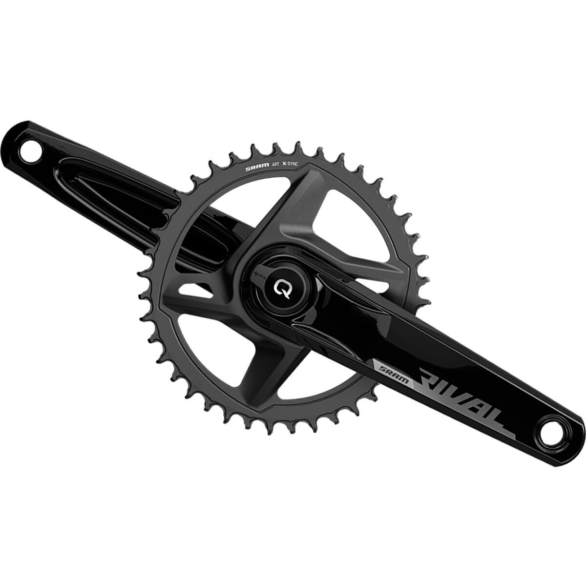 SRAM Rival AXS 1x 12-Speed Wide Power Meter Crankset Black, 172.5mm, 46T