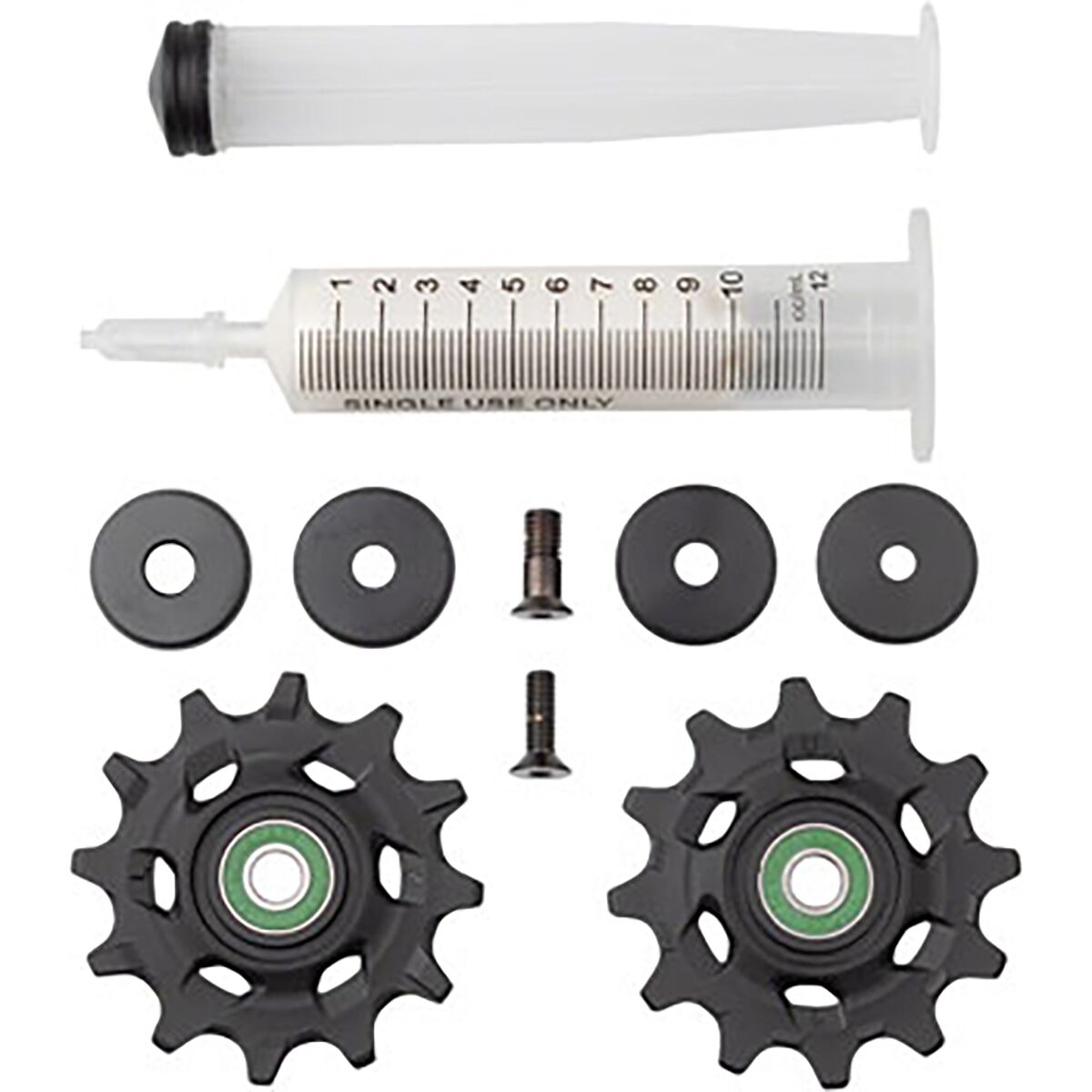 Sram SRAM XPLR Rear Derailleur Pulley Kit Black, Rival, One Size