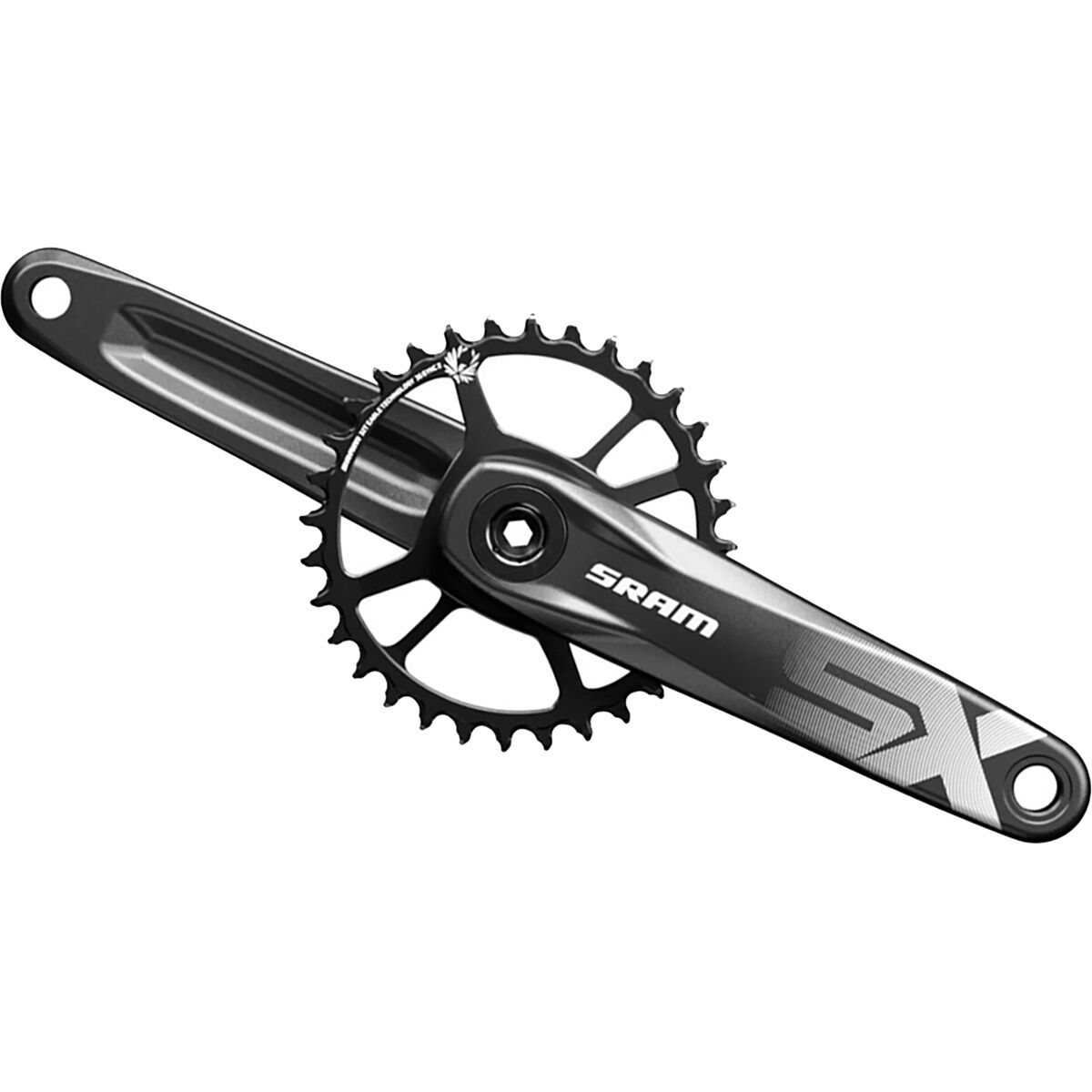 Sram SRAM SX Eagle DUB Crankset - Boost Black, 165mm, 32T