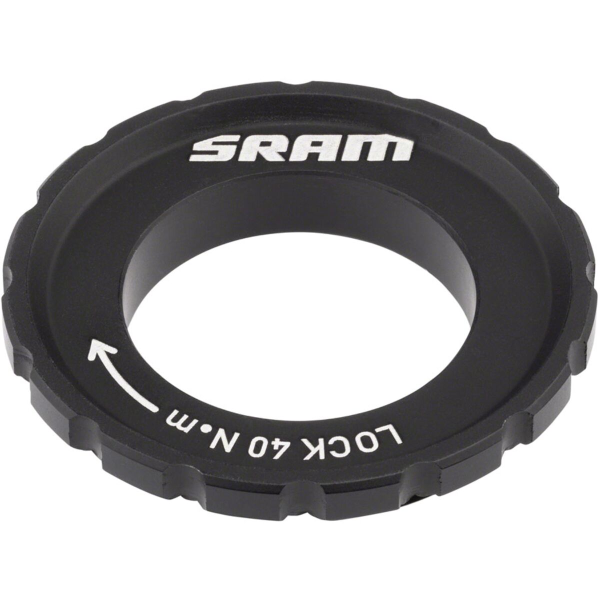 Sram SRAM Centerlock Rotor Lockring Black, One Size