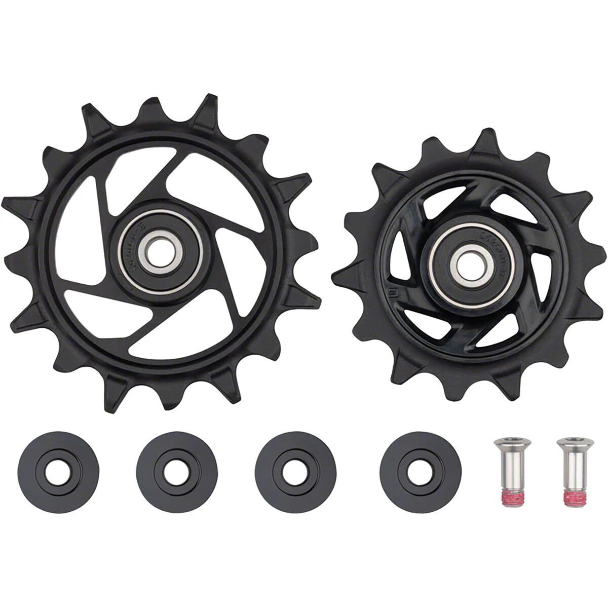 パーツ TITAN PULLEYWHEELS for SRAM AXS TITAN PULLEYWHEELS for SRAM AXS XPLRスラム AXS XPLR用チタン