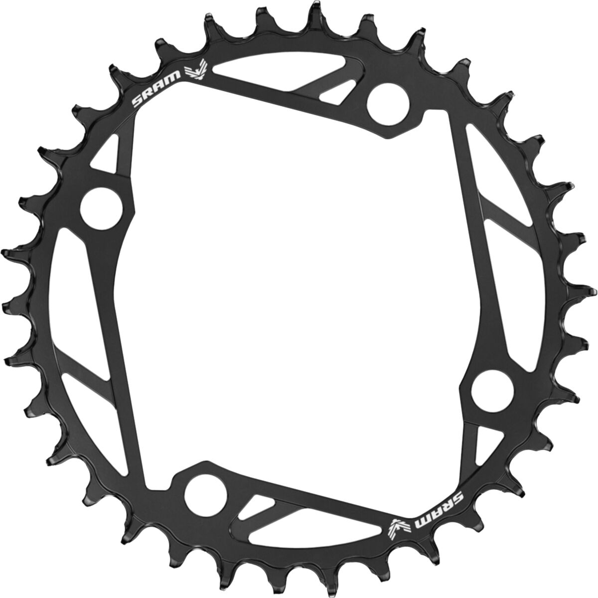 SRAM Eagle Transmission E-MTB Chainring 104 BCD Black, 36T