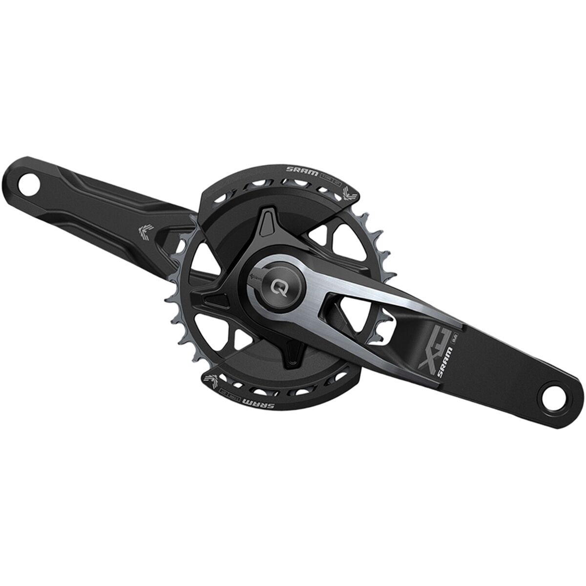 SRAM X0 Eagle AXS Transmission Powermeter Crankset - Boost Black, 165mm, 32t