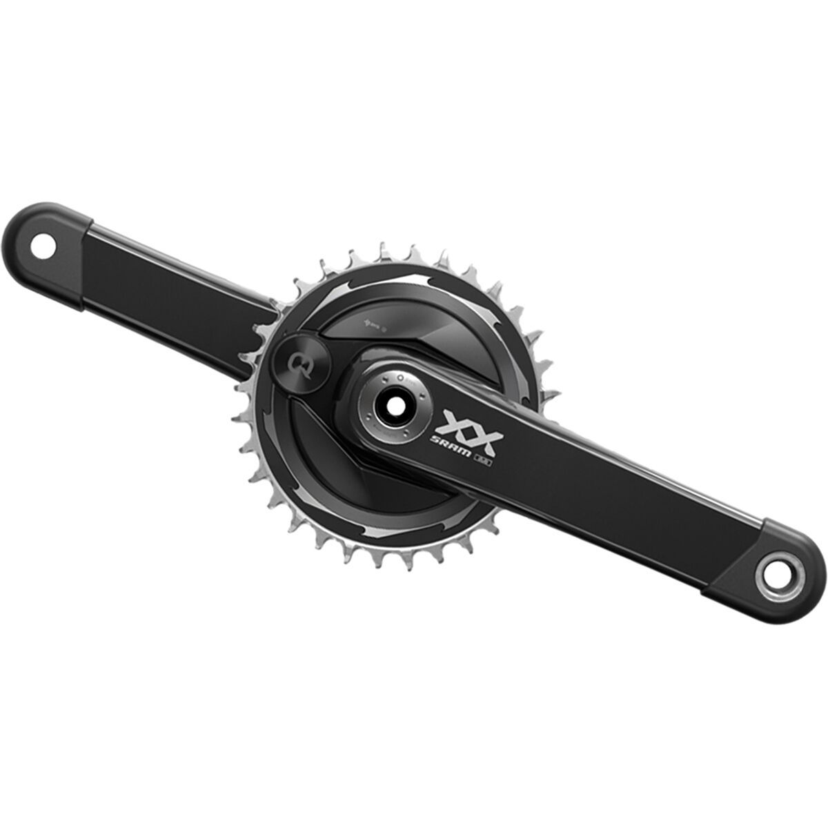 Sram SRAM XX Eagle AXS Transmission Powermeter Crankset - Boost Black 2 Guards, 170mm, 32t