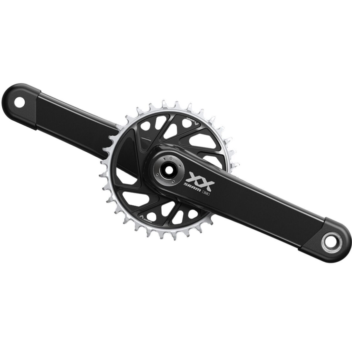 SRAM XX Eagle Transmission DUB Carbon Crankset - Boost Black, 165mm, 32t