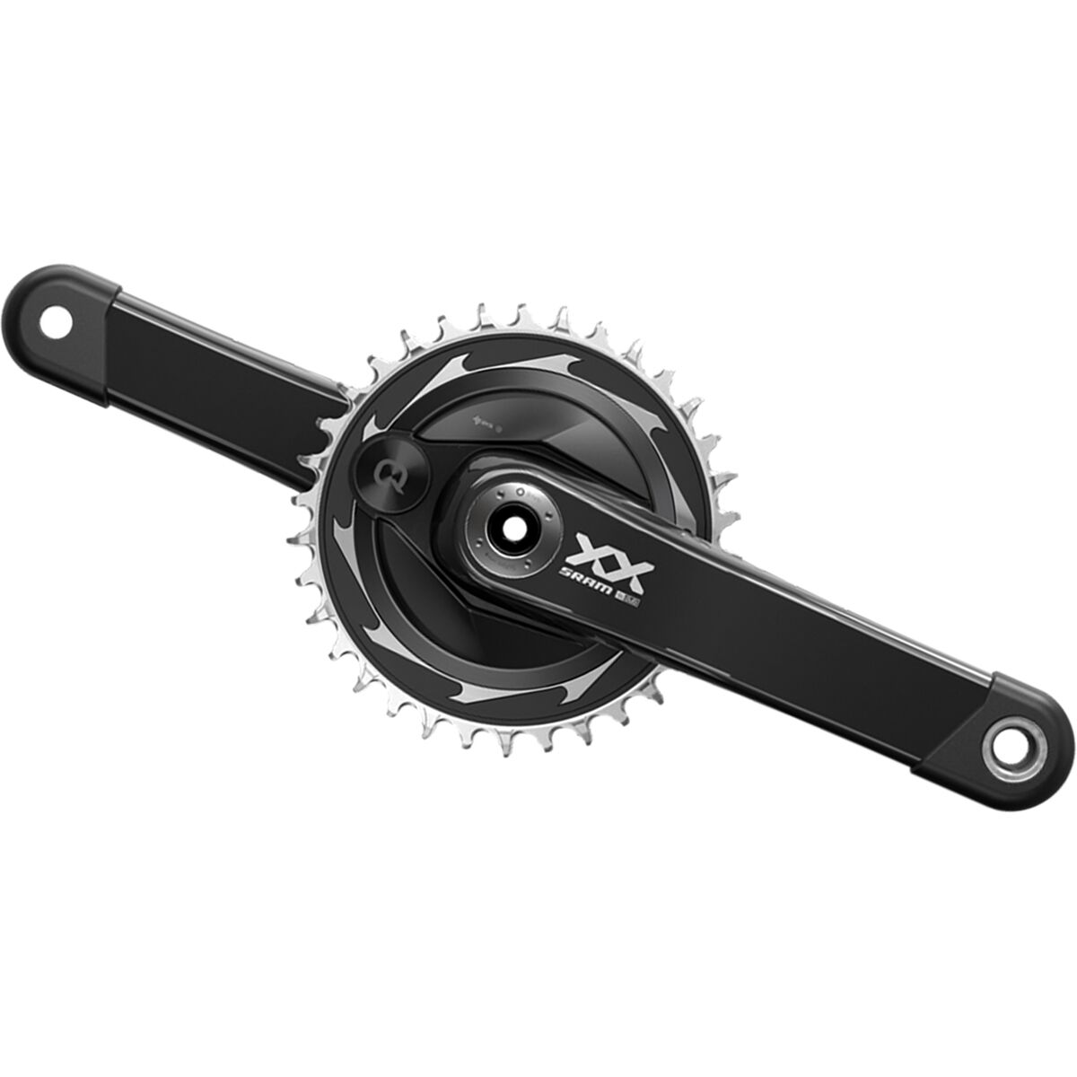 SRAM XX SL Eagle AXS Transmission Powermeter Crankset - Boost Black, 165mm, 34t