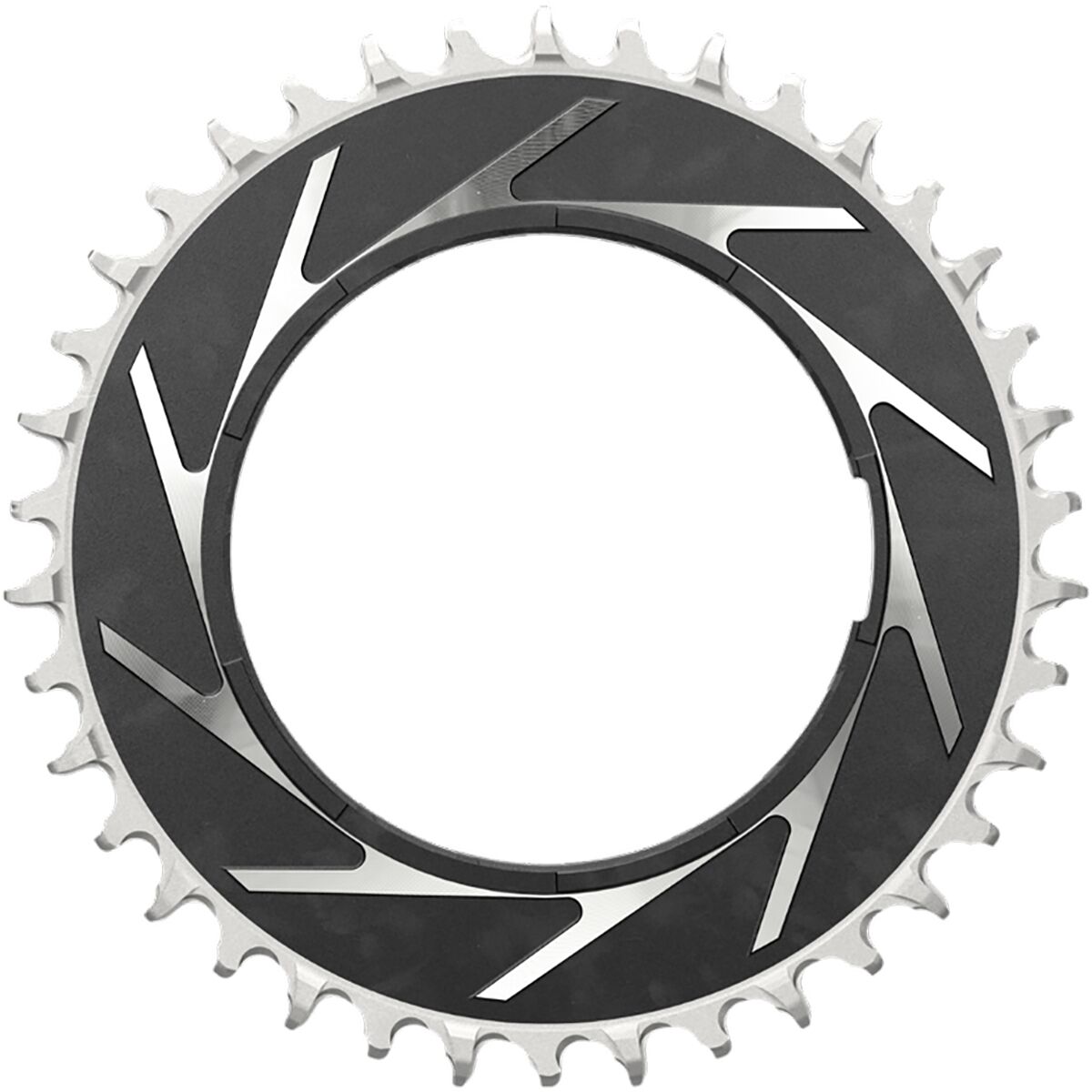SRAM XX SL Eagle Transmission Thread Mount Powemeter Chainring Black/Silver, 34T, 0mm Offset/Super Boost