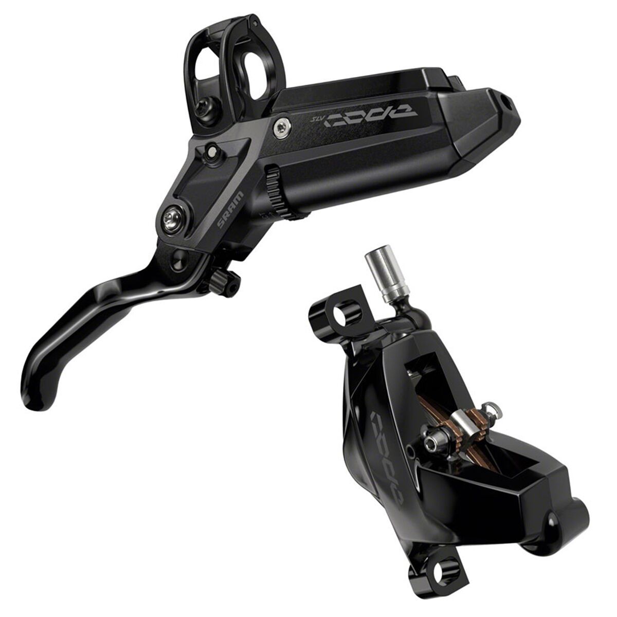 SRAM Code Silver Stealth Disc Brake Black Anodized, Right, Rear