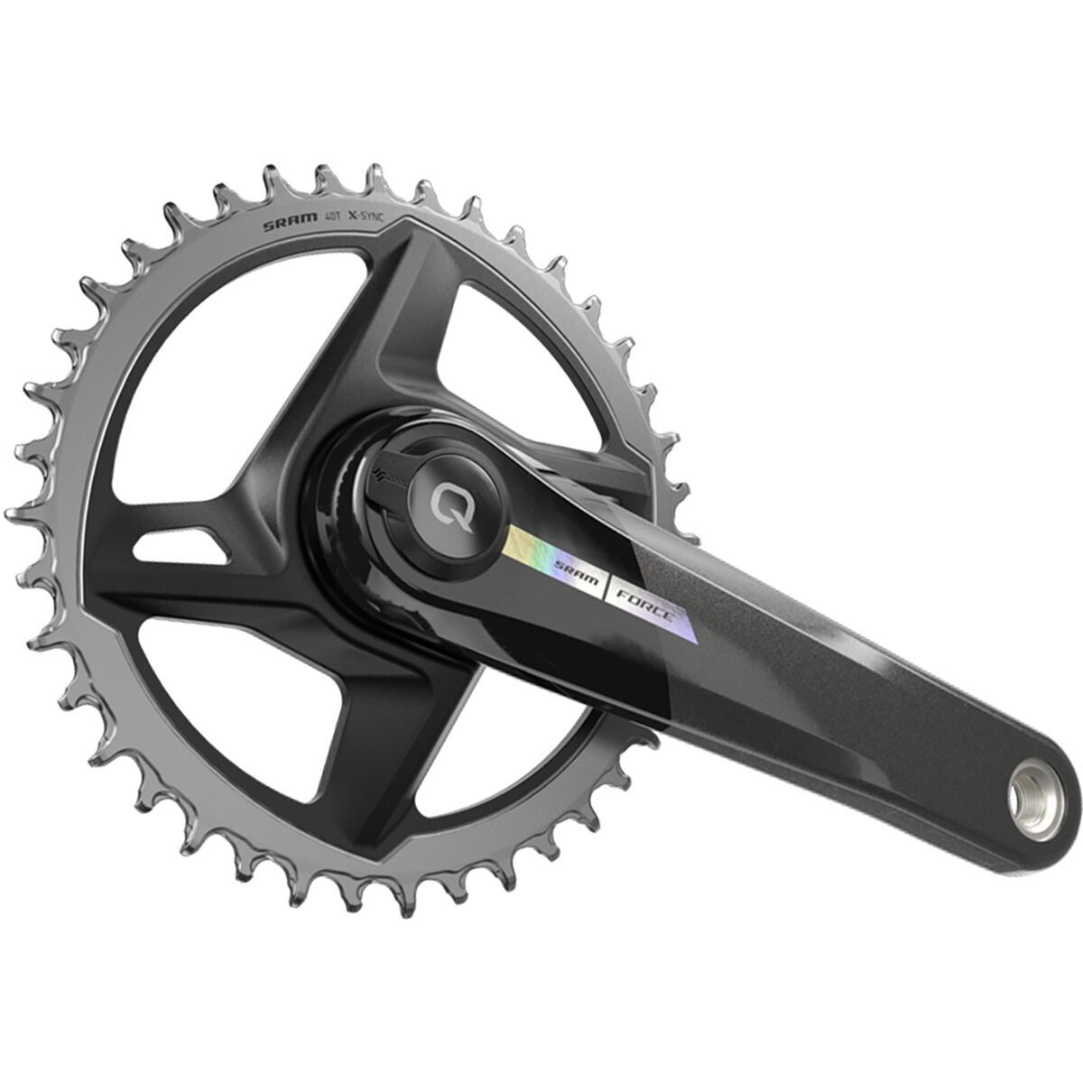 SRAM Force D2 AXS 1x Power Meter Crankset Iridescent, 172.5mm, 40T