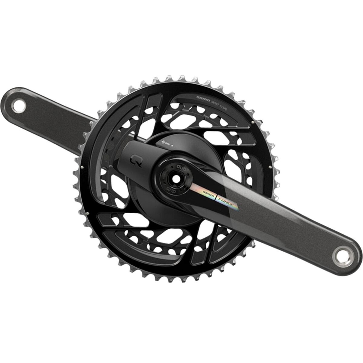 Sram SRAM Force D2 AXS 2x Power Meter Crankset Iridescent, 175mm, 50/37T