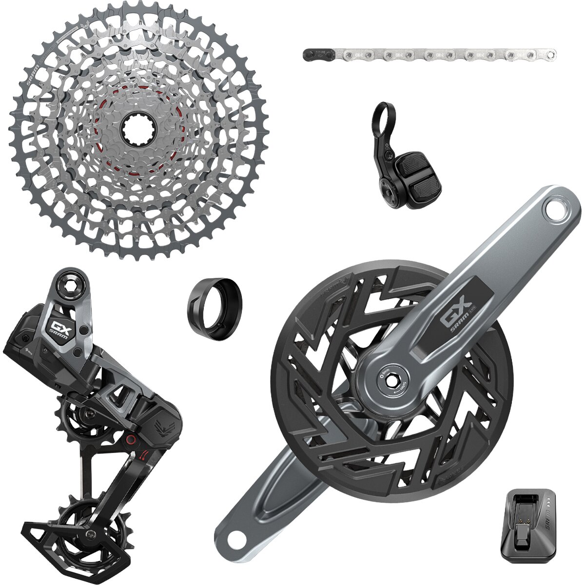 SRAM GX Eagle AXS Transmission E-MTB Groupset Bosch, USB-C, 160mm, 36t
