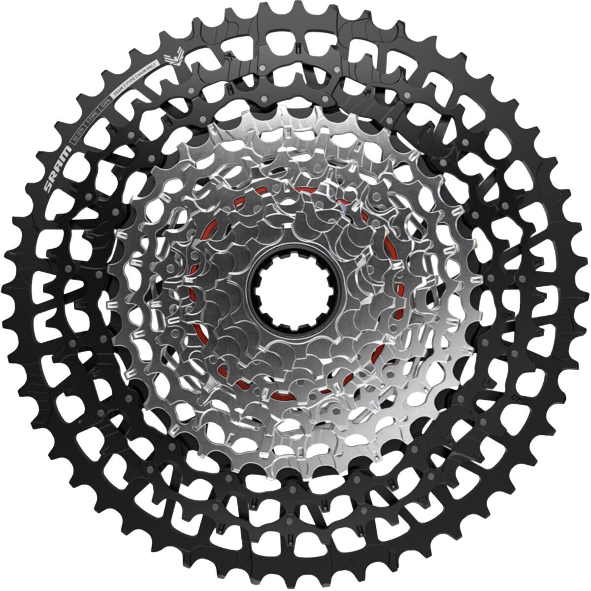SRAM XS-1275 GX Eagle Transmission 12-Speed Cassette Silver, 10-52t