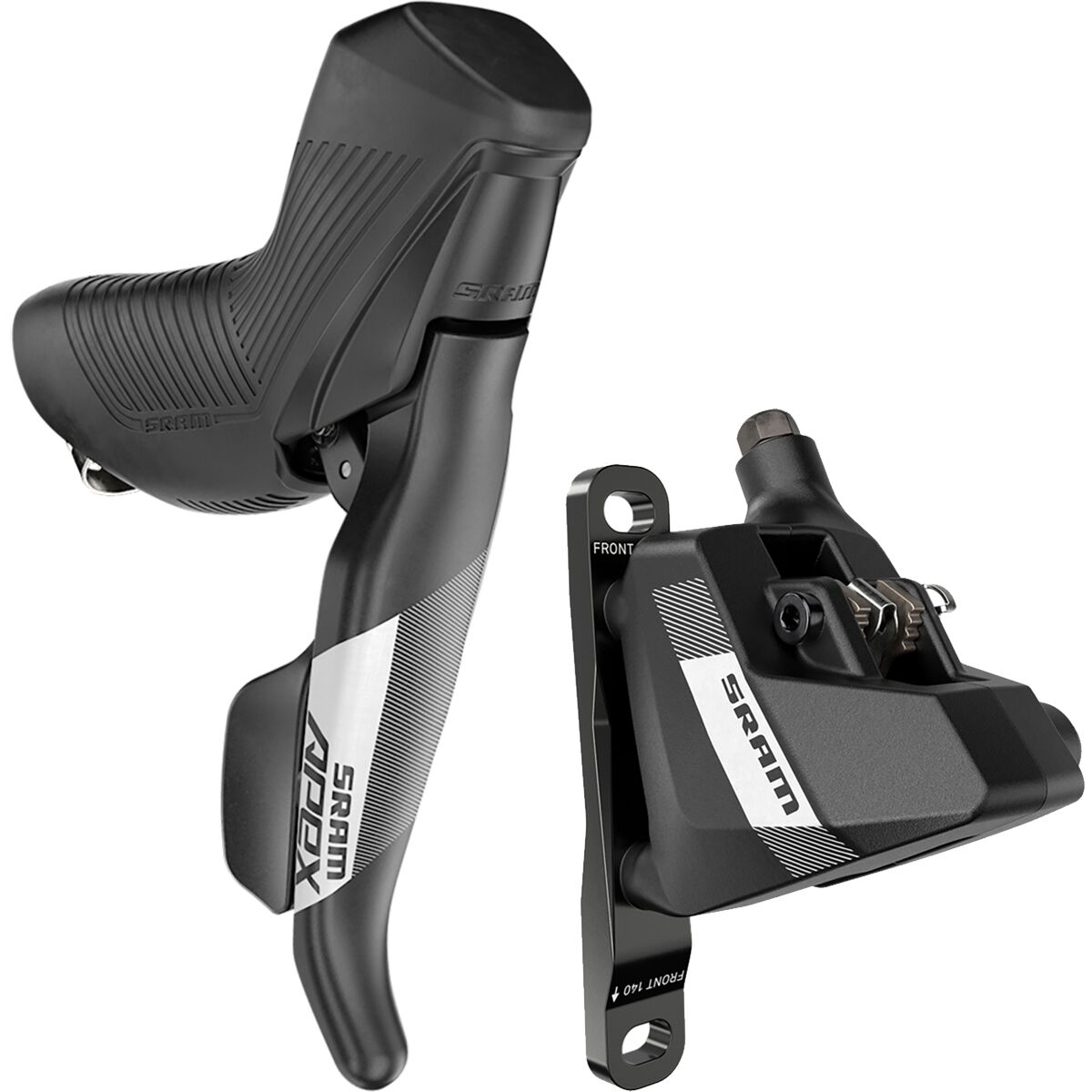 Sram SRAM Apex 12-Speed Mechanical Rear Shift/Brake System Black, Rear, Flat Mount