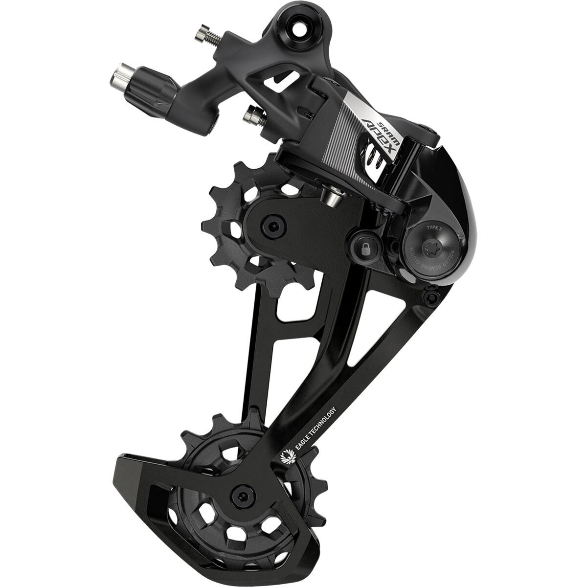 Sram SRAM Apex Eagle 12-Speed Rear Derailleur Black, 52t Max