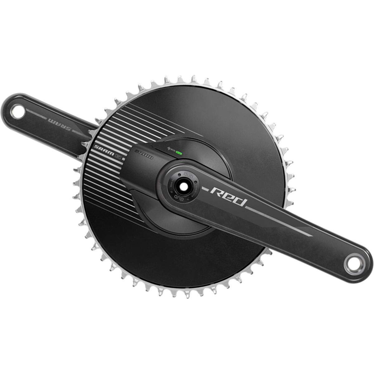 Sram SRAM RED AXS 1x Power Meter Spider DUB Aero Crankset Black, 165mm, 50T