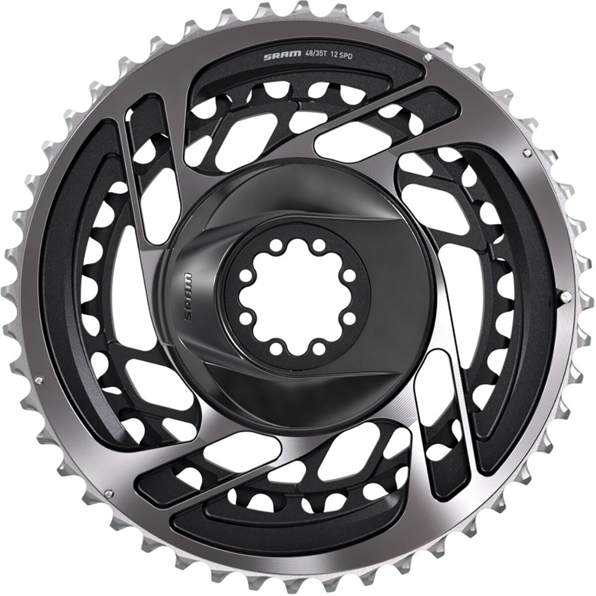 Sram SRAM RED Chainring Black/Silver, 48/35t