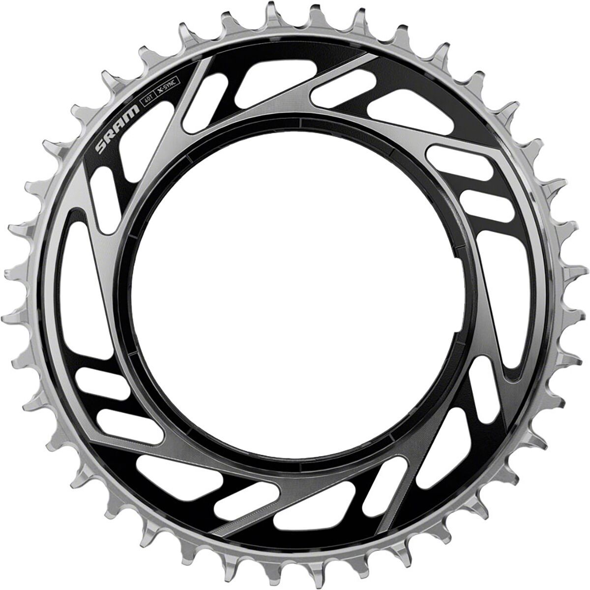 SRAM RED X-Sync Road Chainring Black/Silver, 40t
