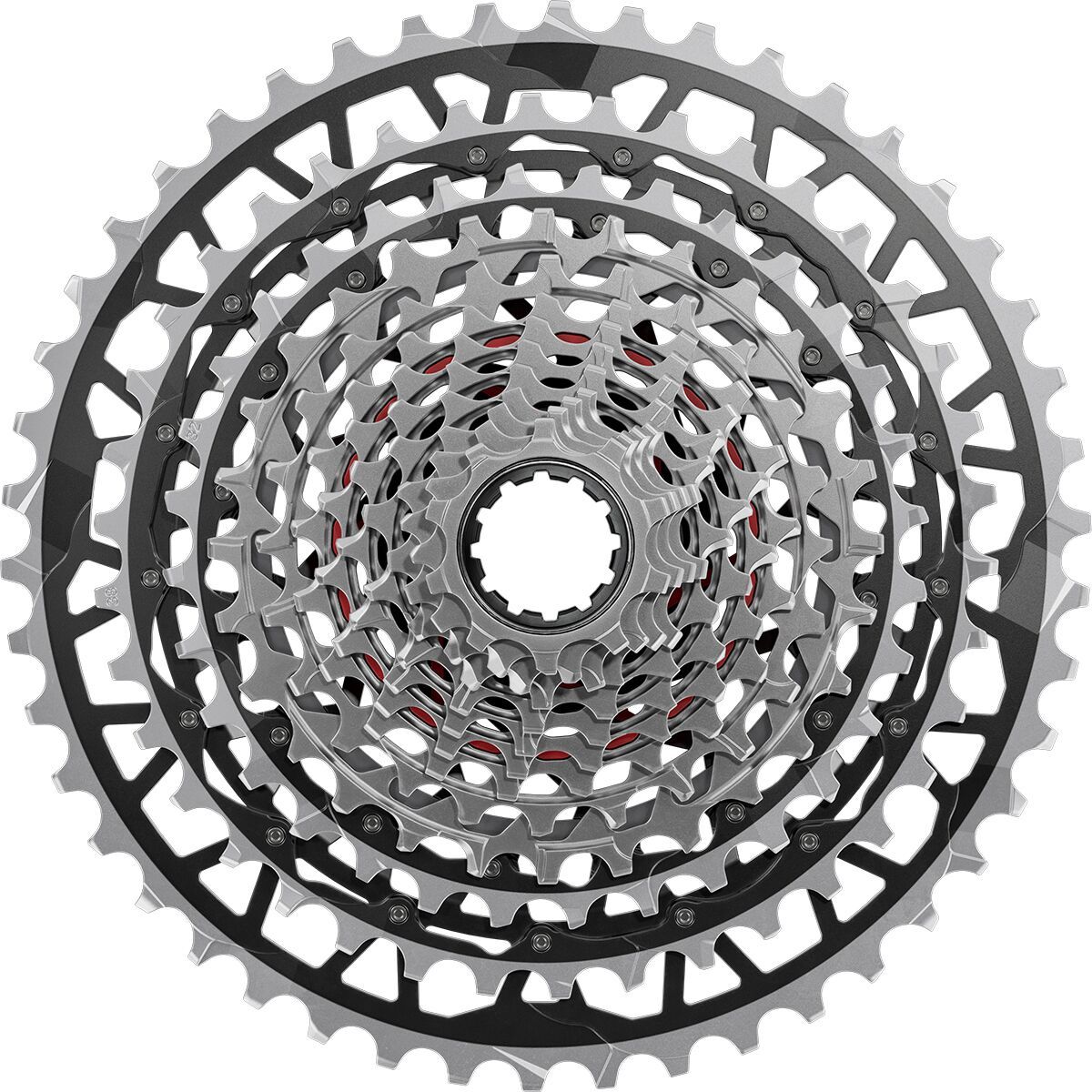 SRAM RED XPLR 13-Speed Cassette Silver, 10-46t