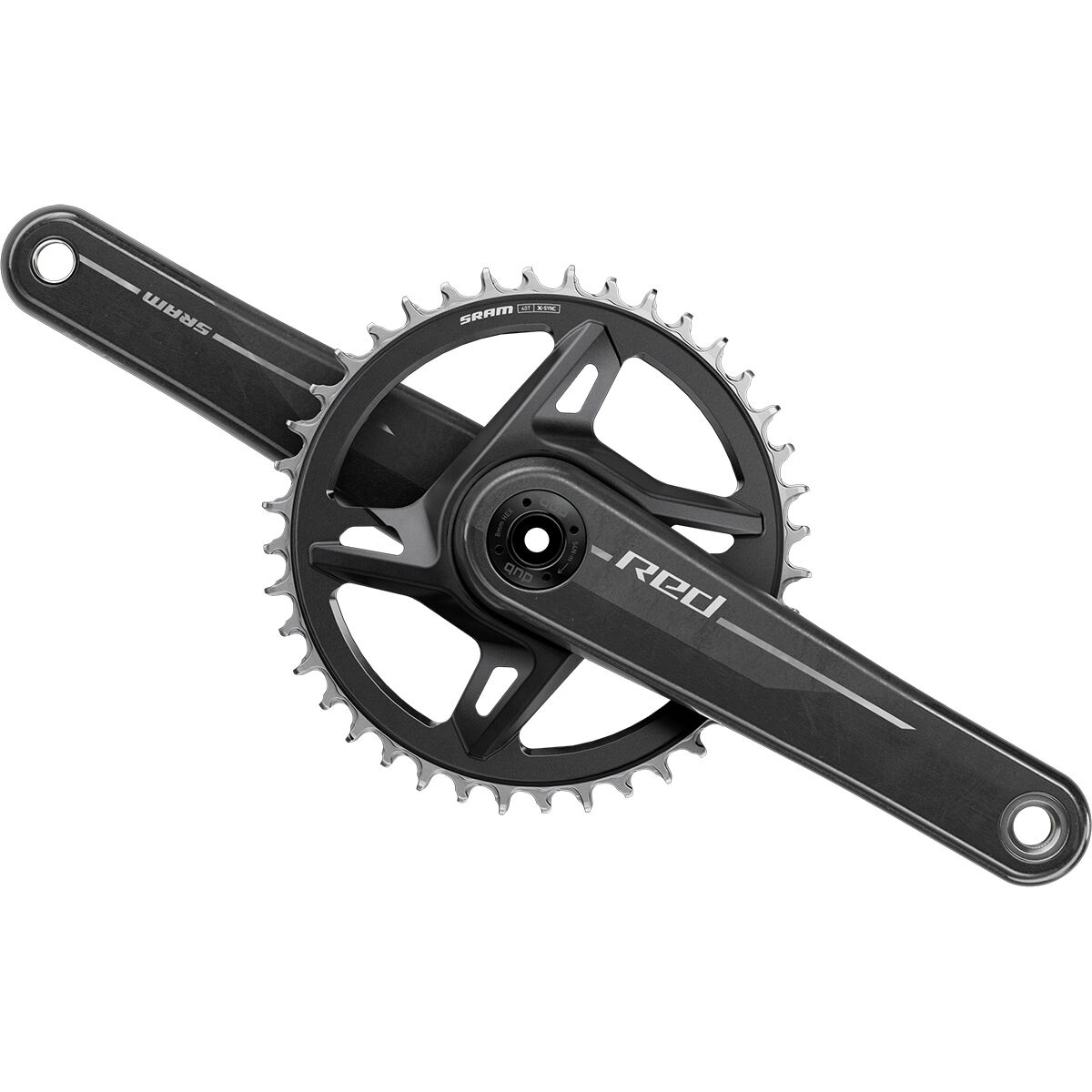 Sram SRAM RED XPLR 1x DUB Crankset Black, 167.5mm, 42t