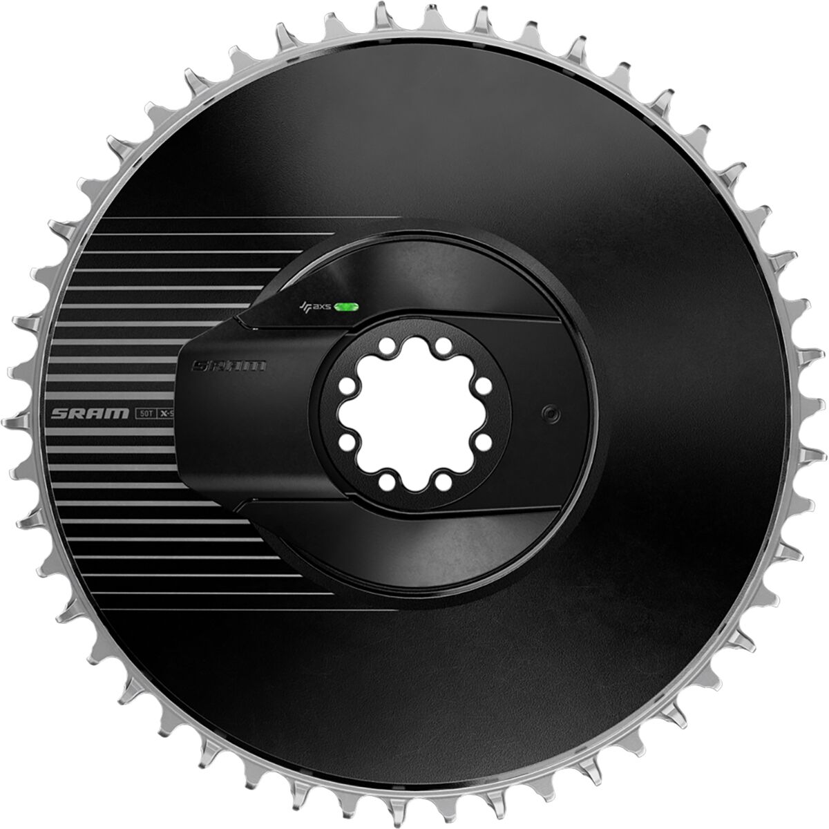Sram SRAM RED Direct Mount Aero Power Meter Chainring Black/Silver, 58t