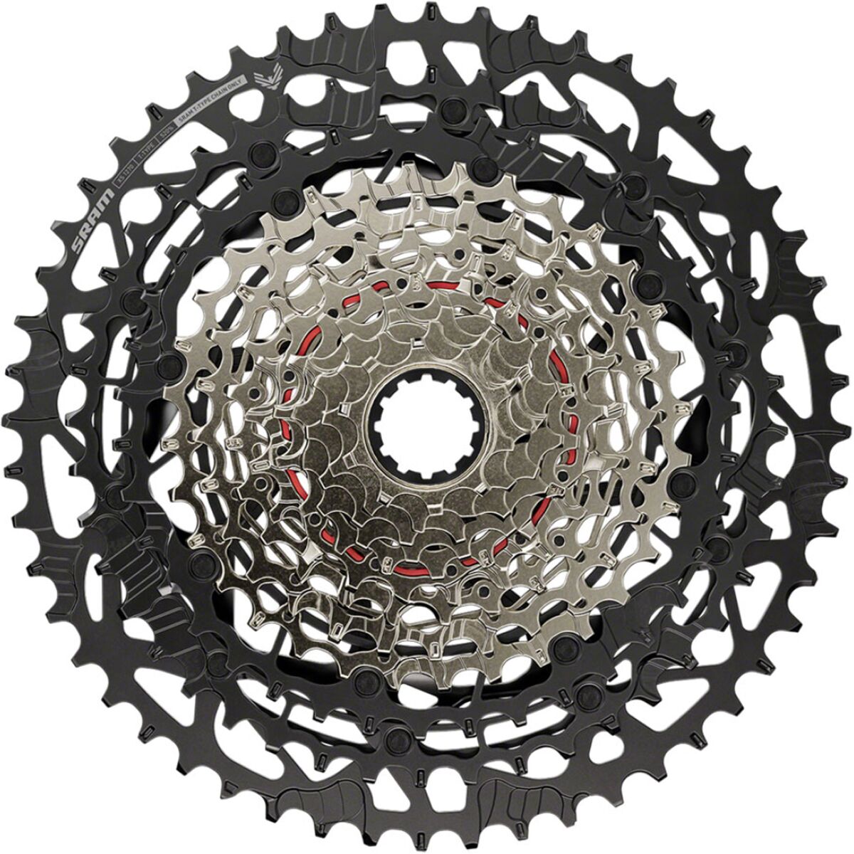 SRAM XS-1270 T-Type 12-Speed Cassette One Color, 10-52t