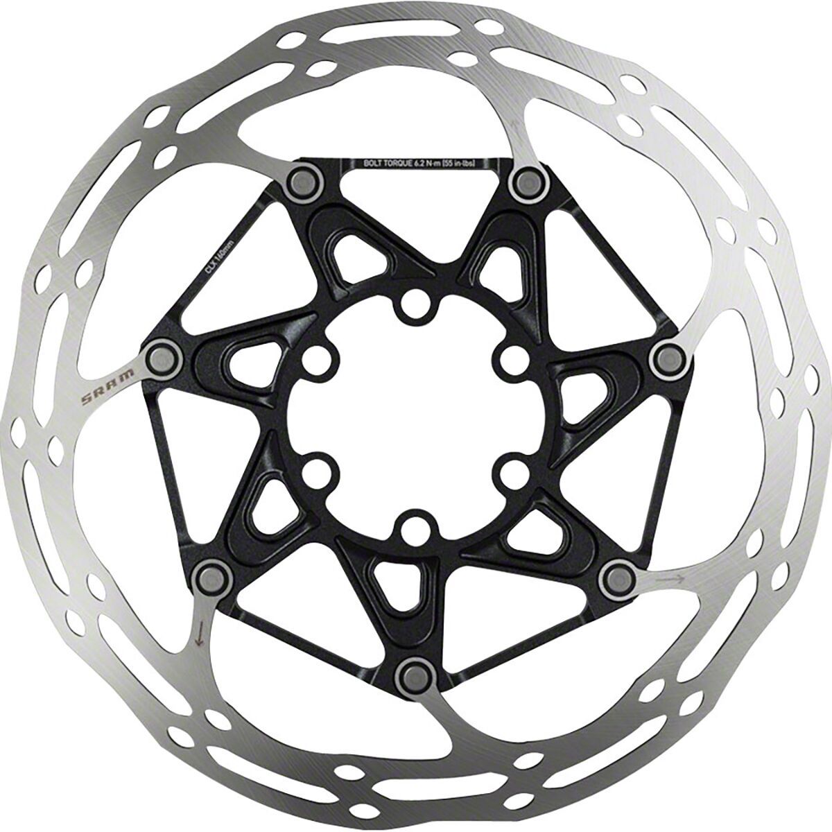 SRAM Centerline 2 Piece Rotor Black, 140mm