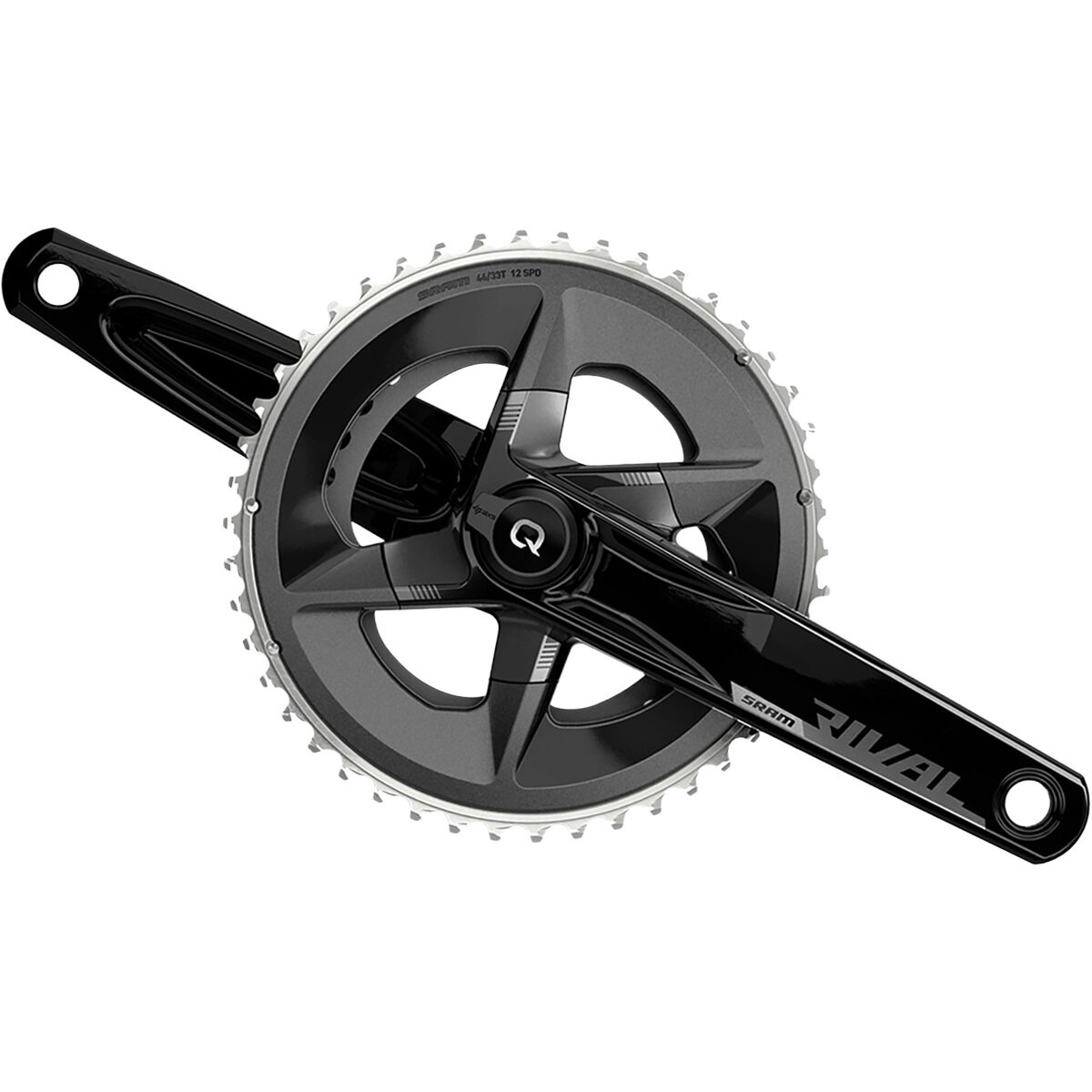 Sram SRAM Rival D1 Quarq Road DUB Power Meter Black, 160mm, 35t-48t
