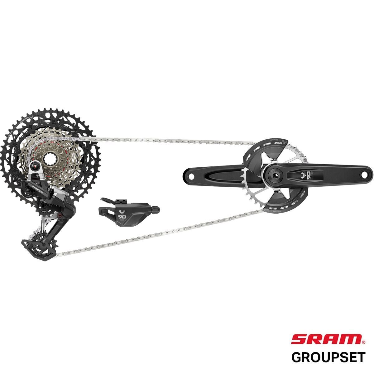 SRAM Eagle 90 T-Type DUB Groupset One Color, 165mm, 32t