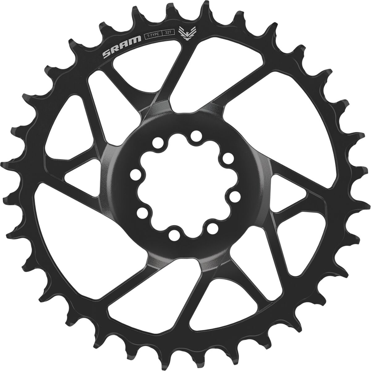 SRAM SRAM Eagle T-Type S1000 Steel Direct Mount Chainring Black, 32t, 3mm Offset