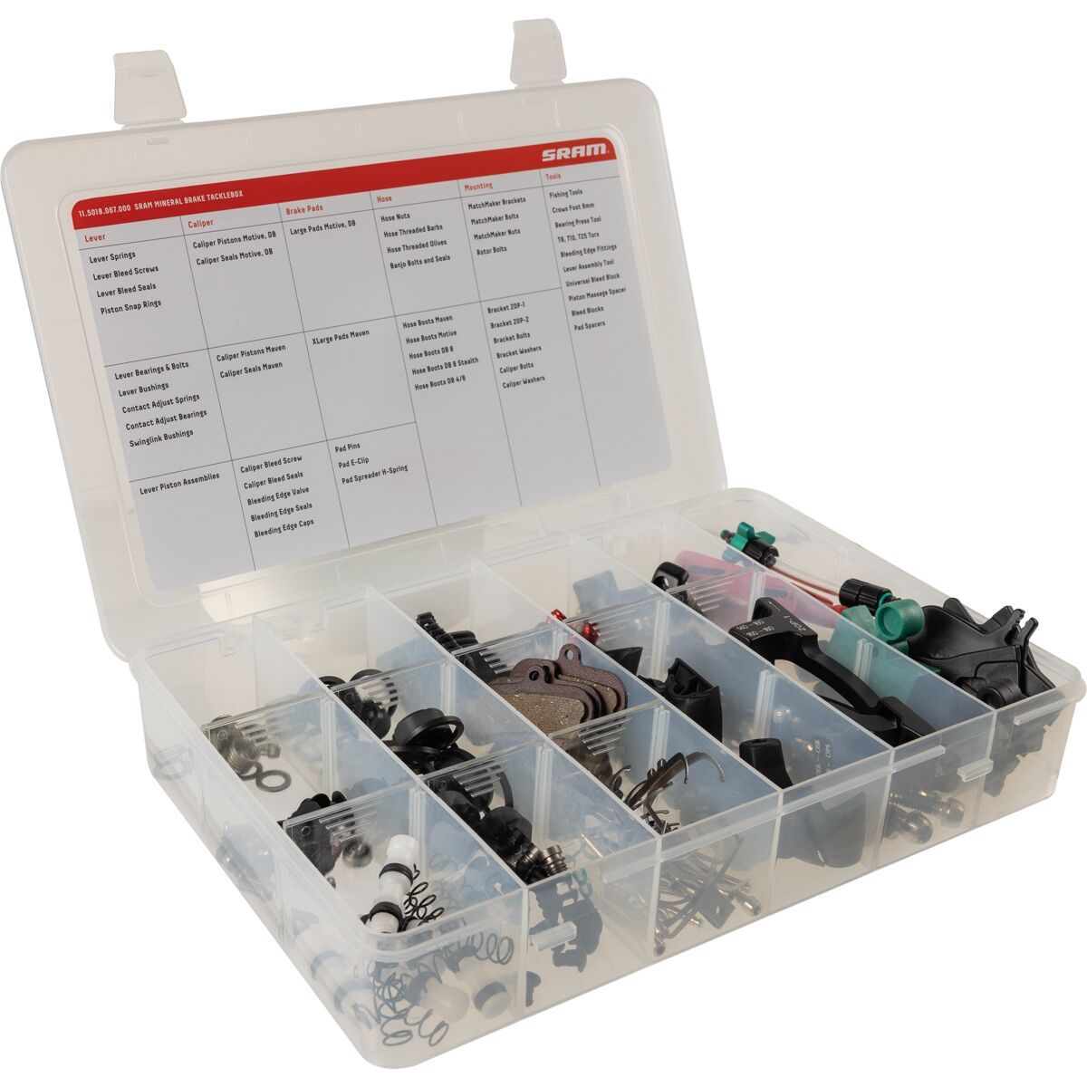 SRAM Mineral Brake Tackle Box One Color, Maven, Motive, DB8, DB6, DB4