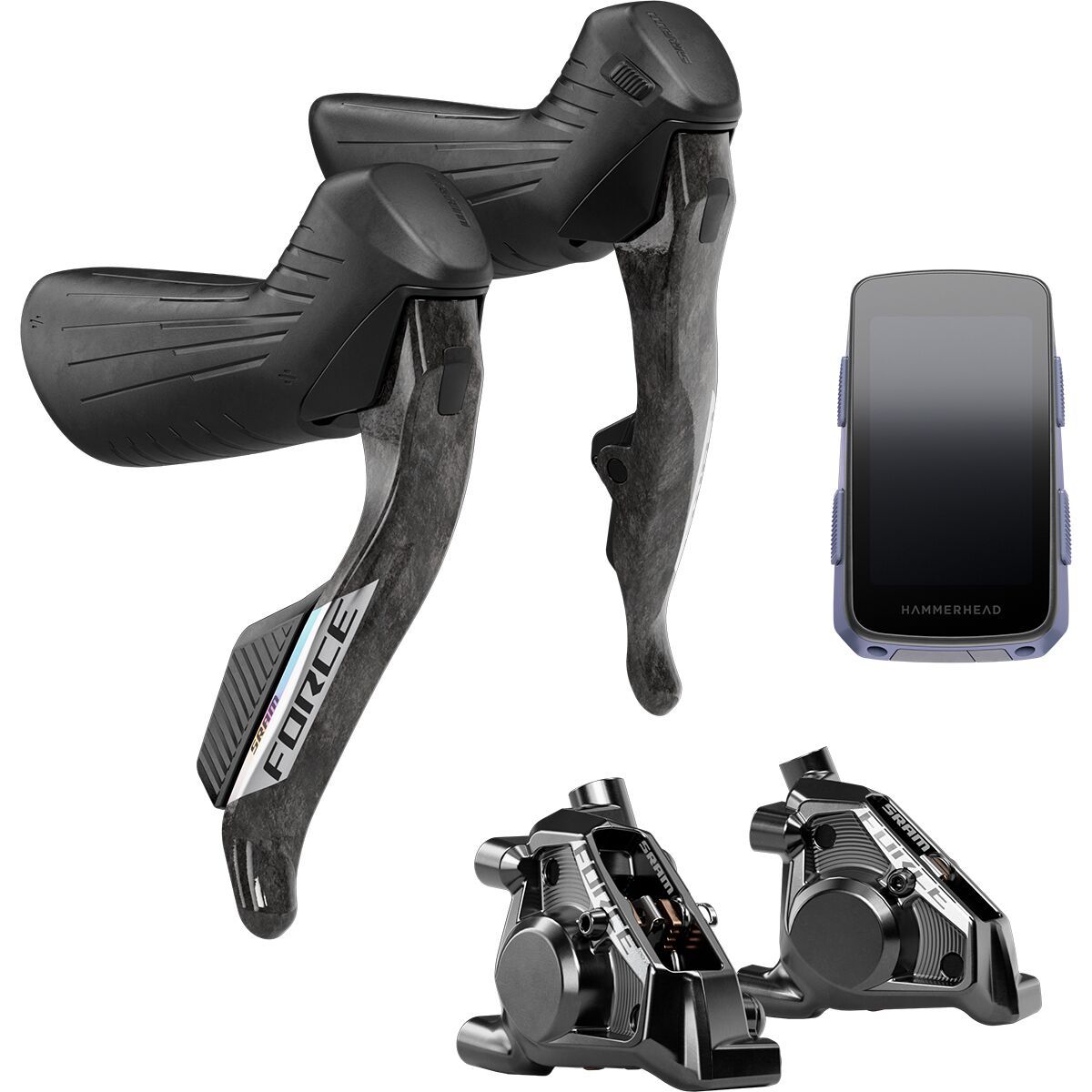 SRAM Force AXS Upgrade ED Kit + Hammerhead Karoo Computer Black, One Size